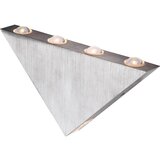 Globo Zidna LED svjetiljka (5 W, Četkani aluminij, Prozirno, Topla bijela) | shoptok.hr