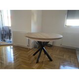 Milimetarline okrugli trpezarijski sto Yelvor | ePonuda.com