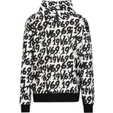 19V69 ITALIA Majica 'Quentino' črna / bela | Shoptok.si