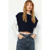 Trendyol Sweater Vest - Dark blue - Regular fit Cene