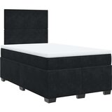 Box spring krevet s madracem crni 120 x 200 cm baršunasti | shoptok.hr