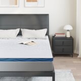 vidaXL Jastučići za madrace Bijela i Plava 140 x 190 cm | shoptok.hr