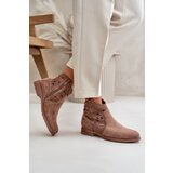 S. BARSKI Women's Cutout Ankle Boots With Zip Brown S.Barski | ePonuda.com