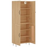  Visoka komoda hrasta sonome 69,5x34x180cm od konstruiranog drva | shoptok.hr