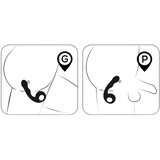  Black Velvets - G in P točkovni vibrator (črn) | Shoptok.si