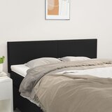  Uzglavlja crna 144x5x78/88 cm od umjetne kože | shoptok.hr
