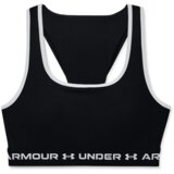 Under Armour UA Crossback Mid Pocket Women's Bra, Black/White, (20489976) | Shoptok.si