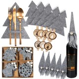 Tutumi Set Božićnih Ukrasa Silver Frost 42 Komada | shoptok.hr