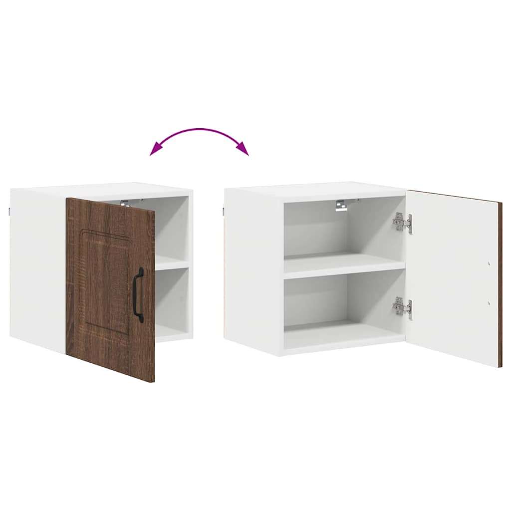  Zidni kuhinjski ormarić Zidne 2 pcs Smeđi hrast 40 x 31 x 40 cm | shoptok.hr