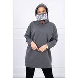 Kesi Padded sweatshirt with hood graphite | ePonuda.com