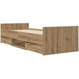  Krevetna konstrukcija Hrast artisan Konstruirano drvo | shoptok.hr