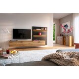 Hom`in DNEVNI REGAL, siva, barve hrasta | Shoptok.si