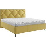 MID.YOU OBLAZINJENA POSTELJA 180 cm x 200 cm , tekstil gorčično rumena | Shoptok.si