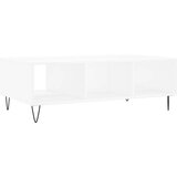  Stolić za kavu bijeli 104 x 60 x 35 cm od konstruiranog drva | shoptok.hr
