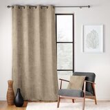 Douceur d intérieur Svetlo rjava zavesa iz šenilje 140x260 cm Leo – | Shoptok.si