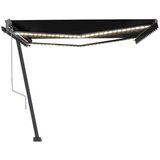  Automatska tenda sa senzorom za vjetar LED 400x300 cm antracit | shoptok.hr