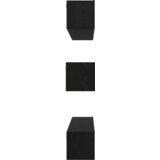  Komplet TV omaric 8 pcs Črni hrast 60 x 30 x 30 cm, (5000132771) | Shoptok.si