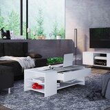 MID.YOU klubska miza tindus, bela, beton | Shoptok.si
