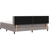  Boxspring krevet s madracem s madracem Sivo-smeđa 200 x 200 cm | shoptok.hr