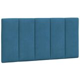  Okvir kreveta s LED svjetlima plavi 100 x 200 cm baršunasti | shoptok.hr