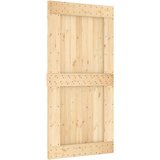  Klizna vrata s priborom za montažu 100x210 cm masivna borovina | shoptok.hr