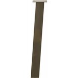  Noge za konzolni stol 4 kom. Prirodni čelik 72 cm Čelik | shoptok.hr