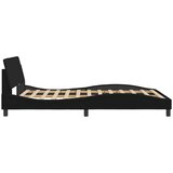  Okvir za krevet Dover Crni 135x190 cm Tkanina | Shoptok.si