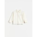 Reserved Polo-majica dugih rukava - krem | shoptok.hr