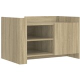 Maison Chic Klubska mizica - kavna mizica - Nizka mizica sonoma hrast 80x50x50 cm konstruiran les, (21752507) Cene