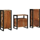 vidaXL Komplet pohištva za kopalnico 3 pcs Trden recikliran les | Shoptok.si