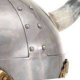  Fantastična vikinška kaciga za LARP srebrna čelična | Eponuda.com