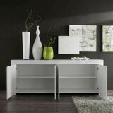 MID.YOU ŠIROKA KOMODA, bela, visoki sijaj | Shoptok.si