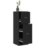 Ormarić za lijekove crni 40x41x118 cm konstruirano drvo | shoptok.hr