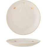 Bloomingville Bijeli desertni tanjur s božićnim motivom od kamenine ø 16 cm Starry – | shoptok.hr