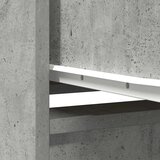 vidaXL Visoka ploča beton siva 29,5x34x119,5 cm izrađeno drvo | shoptok.hr