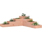 vidaXL Vrtna sadilica s 4 razine 106x104 5x36 cm od masivne duglazije | shoptok.hr