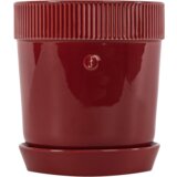 Sagaform Elise cvetlični lonec s podstavkom - velik - Bordeaux Cene