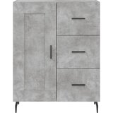  Visoka komoda siva betona 69,5x34x180 cm od konstruiranog drva | shoptok.hr