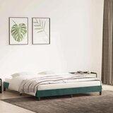  posteljni okvir brez vzmetnice temno zelena 180x210 cm žamet, (21829548) | Shoptok.si