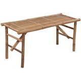  Sklopiva vrtna klupa s jastukom 118 cm od bambusa | shoptok.hr