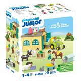  71656 - JUNIOR 1.2.3: Bauernhof-Abenteuer mit Traktor, Anhänger und tierischen Freunden - 1 k. | Shoptok.si