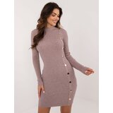 Wool Fashion Italia Dress-AT-SK-2345-2.34-Light Purple | Shoptok.si