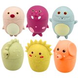  Edukativne igračke za kupanje Senzorne gumene figure pastelne boje 6 kom. | shoptok.hr