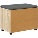  Haldna klop z blazino Enobarvno Sonoma hrast 60 x 38 x 46 cm, (5000160677) | Shoptok.si