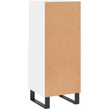 vidaXL Komoda sjajna bijela 34 5 x 34 x 90 cm od konstruiranog drva | shoptok.hr