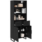  Highboard 2 pcs Crni hrast 69,5 x 34 x 180 cm Konstruirano drvo | Eponuda.ba