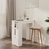  Barski stol s policom bijeli 102x50x103,5 cm konstruirano drvo | Eponuda.ba