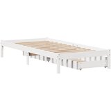  Okvir kreveta bez madraca bijeli 90 x 200 cm masivna borovina | shoptok.hr