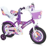 Galaxy bicikl za devojčice princess, 12", ljubičasti | ePonuda.com