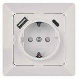 Emos a6000.5 razdelnici i utičnice Utičnica bela usb-a + usb-c ( 3726 ) Cene